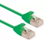 ROLINE U/FTP DataCenter Patch Cable Cat.6A (Class EA), LSOH, slim, Green, 0,3 m (21.15.3331)