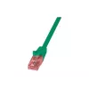 Networking cable LOGILINK 0.25 m Cat6 U/UTP with RJ-45 connectors, green
