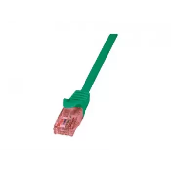 Networking cable LOGILINK 0.25 m Cat6 U/UTP with RJ-45 connectors, green