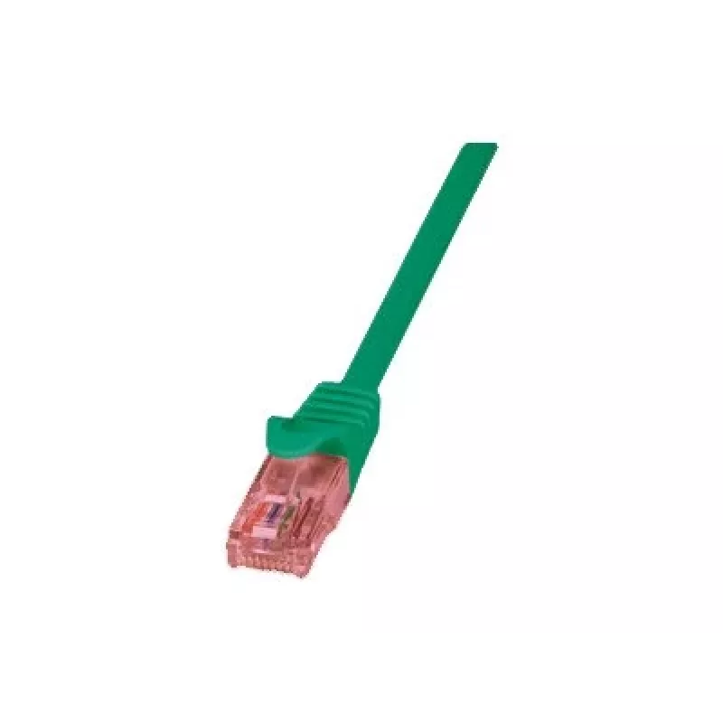 Networking cable LOGILINK 0.25 m Cat6 U/UTP with RJ-45 connectors, green