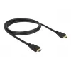 HDMI Cable DeLOCK 84752 1m Type A Male to Male Black