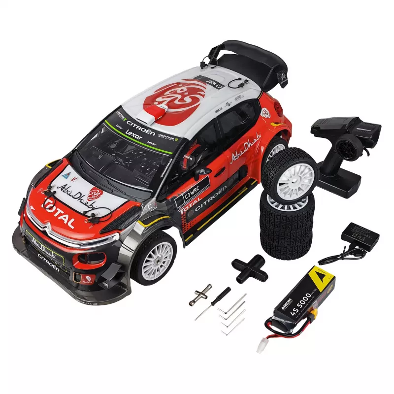 Amewi RC Rallye Citroen CR3 WRC HyperGo 4WD 1 7 RTR black/Red (21126)