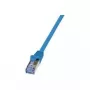 Networking Cable LogiLink Cat6a S/FTP RJ-45 2m Blue