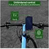 Bike phone holder Tellur BPH100 Black — handlebar mount for smartphones, adjustable grip