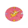 NeXtime klok 8810 Tickle My Tummy, Ø30 cm, Wall, Pink/ Multi-color