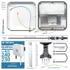 LTE + Wi-Fi Antenna QuWireless QuMax A240M for Teltonika RUT241/RUT240/200/230