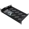Extralink Shelf 1U For Wall Cabinets 10 Black