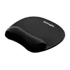 Gel wrist rest mouse pad ActiveJet — black 220×250 mm, gel and silicone, non-slip base