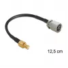 Coaxial Cable DeLOCK 88473 0.125m FME SMB Gold Black