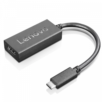 Lenovo 4X90R61022 video cable adapter 0.24 m USB Type-C HDMI Type A (Standard) Black