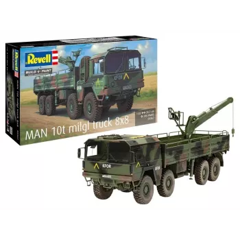Plastic model kit REVELL Man 10T Milgl 8x8 Truck 1/35 scale