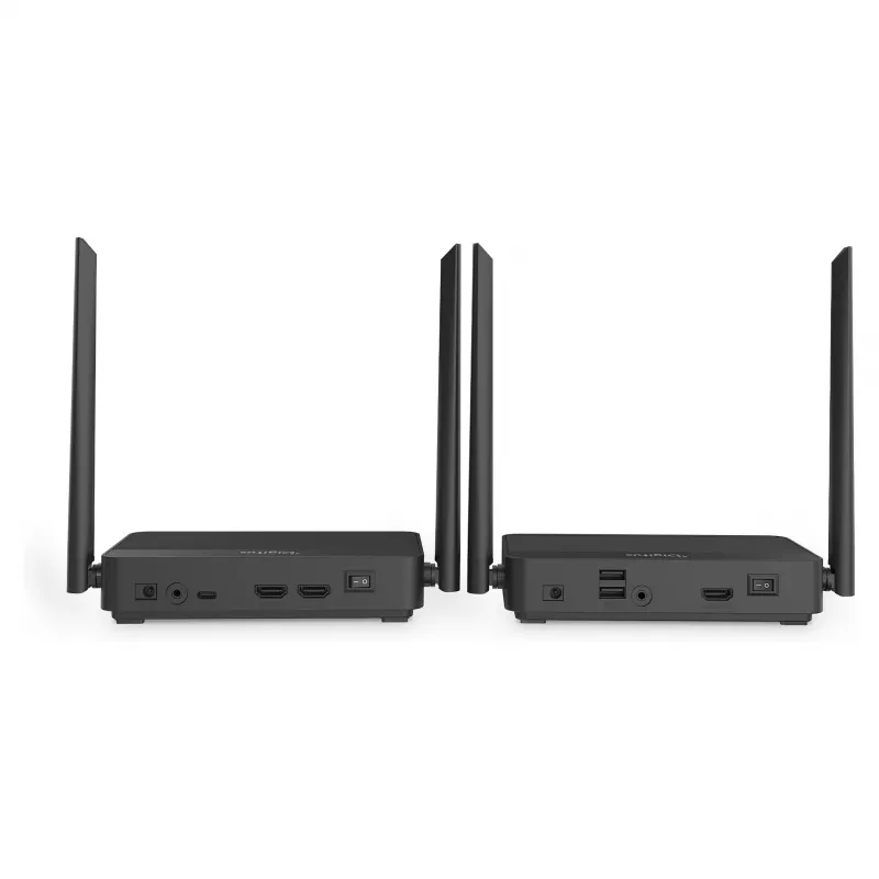 Wireless HDMI KVM Extender Set DIGITUS DS-55360 — Transmitter & Receiver, Wireless, 100 m, 4K/60Hz, HDMI, USB-A/USB-C