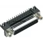 D-Sub connector Harting 09 68 463 5812 37-pin solder right-angle