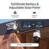 Safemo ST1 SolarCam 4K UHD Video, 8x Zoom,132° View, Night Vision, Wi-FI 2.4 Ghz, 3W solar, White