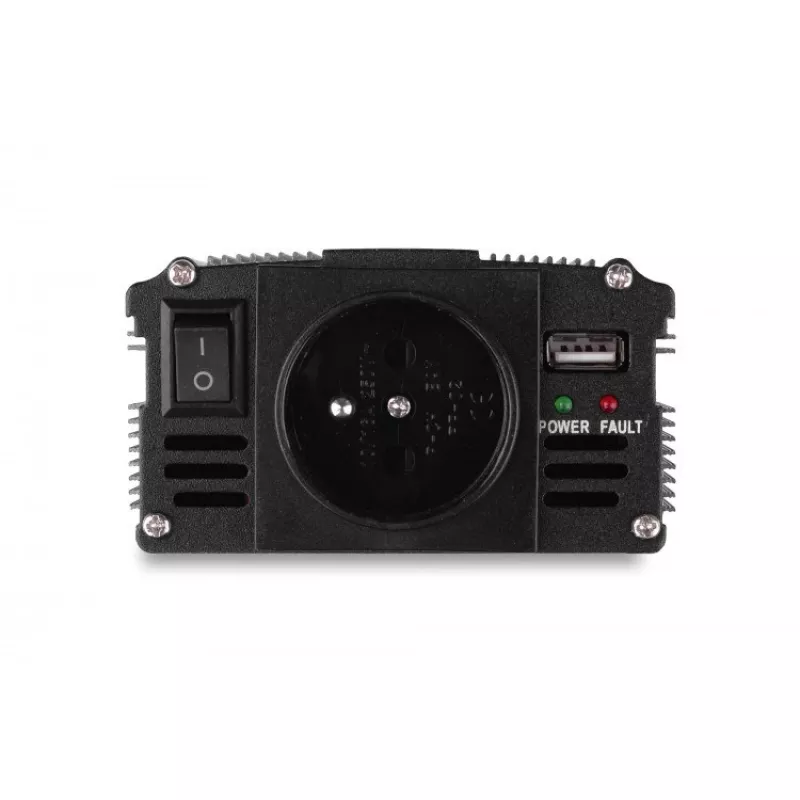 Power inverter AZO 350/500W 24V to 230V model 4PRZ24230IPS500, 350W continuous / 500W peak