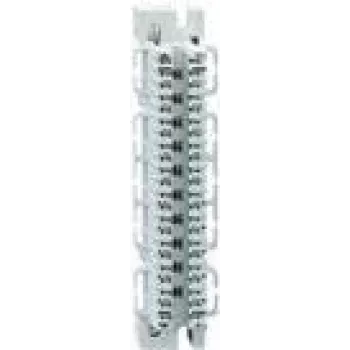 Rutenbeck AsLe B - Termination Block - 20 pairs with LSA terminals - Light Grey, RAL 7035 (2600040)
