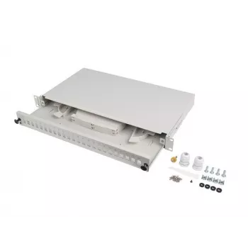 Fiber patch panel LANBERG FOP1-24SS-LDS 1U 24xSC 24xLC