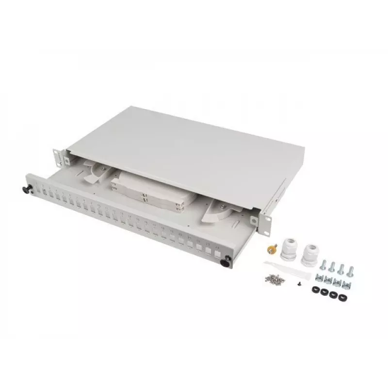 Fiber patch panel LANBERG FOP1-24SS-LDS 1U 24xSC 24xLC