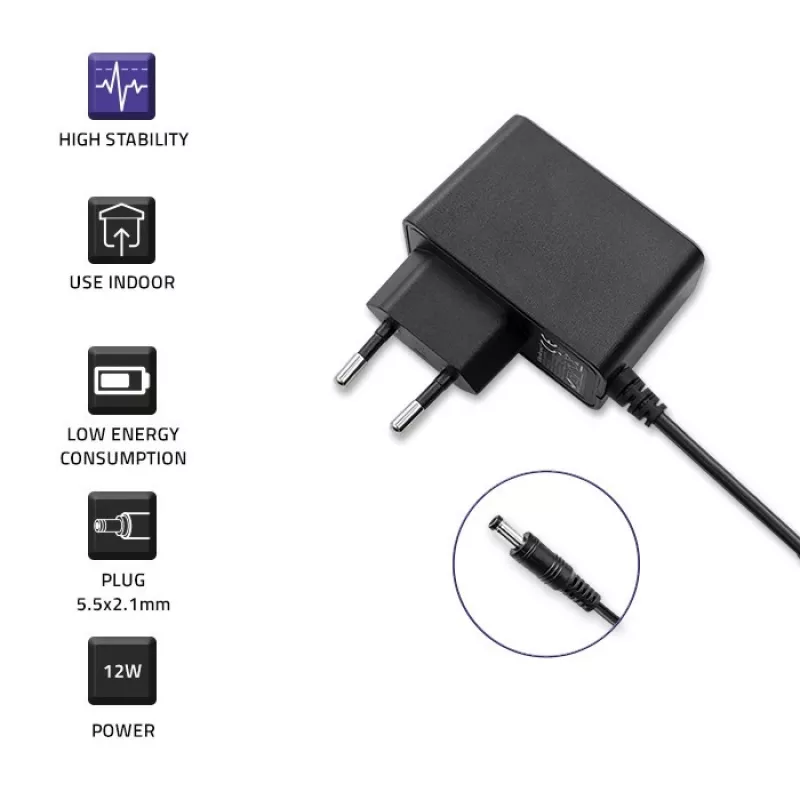 AC Adapter QOLTEC 52405 6V 2A 12W Power Supply for Portable Devices