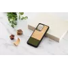 Phone case man and wood Galaxy S20 Ultra bamboo black — protective back cover, natural bamboo inlay