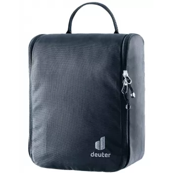 Travel toiletry bag DEUTER Wash Center II, compact organizer for toiletries, black
