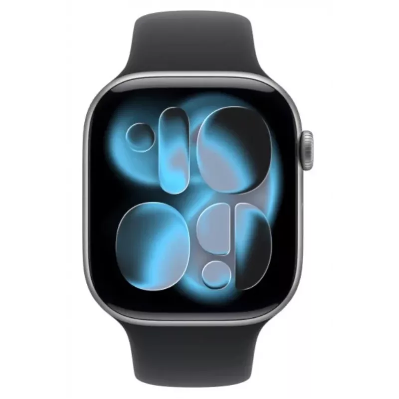 Watch Series 11 GPS 46mm Space Grey Aluminium Case with Black Sport Band - M/L