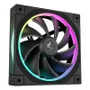 Case fan DeepCool FL12 120 mm, PWM, 500–2150 RPM, 55 CFM, 2.82 mmH2O, FDB, multi-LED, black