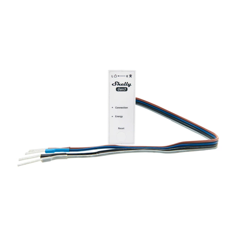WiFi energy meter Shelly 3EM-63W Gen3 — 3-channel wired power meter