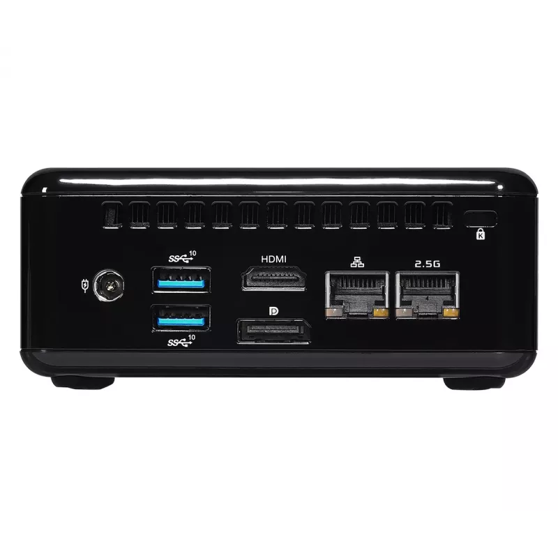 ASRock NUC BOX-1165G7 0.6L sized PC Black i7-1165G7 4.7 GHz