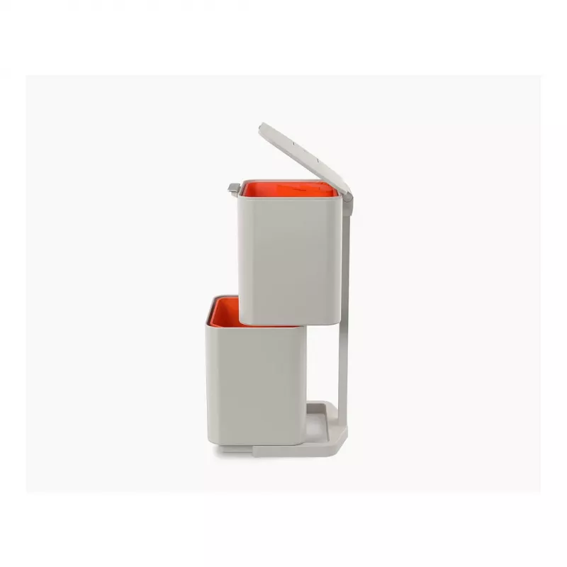 Joseph Joseph waste bin Totem 40 L stone grey
