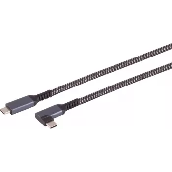 USB-C to USB-C Cable ShiverPeaks 14-75017 — USB 3.2 Gen 2 (10 Gbit/s), 1 m, Black/White