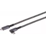 USB-C to USB-C Cable ShiverPeaks 14-75017 — USB 3.2 Gen 2 (10 Gbit/s), 1 m, Black/White
