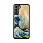 Phone case iKins for Samsung Galaxy S21+ — protective back cover 'great wave'
