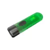Keychain flashlight Nitecore TIKI GITD Grey — USB rechargeable, 1 lm, 55 mm, 12 g, IP66