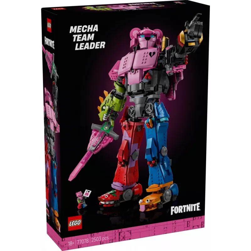 LEGO building set Team Leader Mechs 77078 — Fortnite, 2503 pieces, 1 minifigure, 450 mm mech height