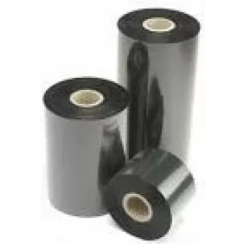 Thermotransferbänder, Inkanto, AXR 7+, Harz, 110 mm, 450 m, Außen, Schwarz Thermotransferband, Inkanto, AXR 7+, Harz, Rollenbreite: 110 mm, Kernbreite