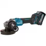 Cordless Angle Grinder GA008GM201 XGT, 40Volt (Blue/black, 2x Li-Ion XGT Battery 4,0Ah, MAKPAC size 4)