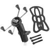 RAM Mounts X-Grip Large Phone Mount Motorcycle Handlebar Clamp Black