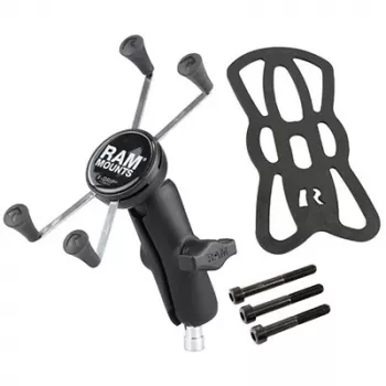 RAM Mounts X-Grip Large Phone Mount Motorcycle Handlebar Clamp Black