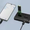Qoltec 52274 M.2 SSD drive docking station | NVMe | SATA | USB-C | DUAL 2 x 2TB