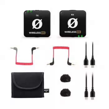 WIME RODE WIRELESS ME Dual-Channel Wireless Microphone System Vloggers Podcasters