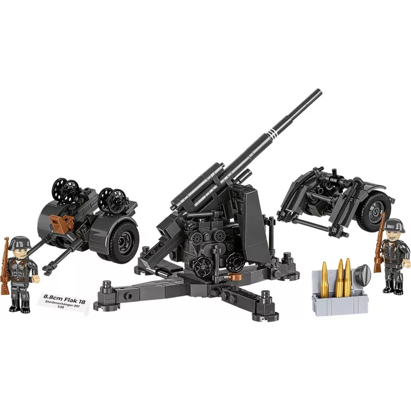 Construction set Cobi Building Blocks 8.8 cm Flak with Trailer — 360 pieces