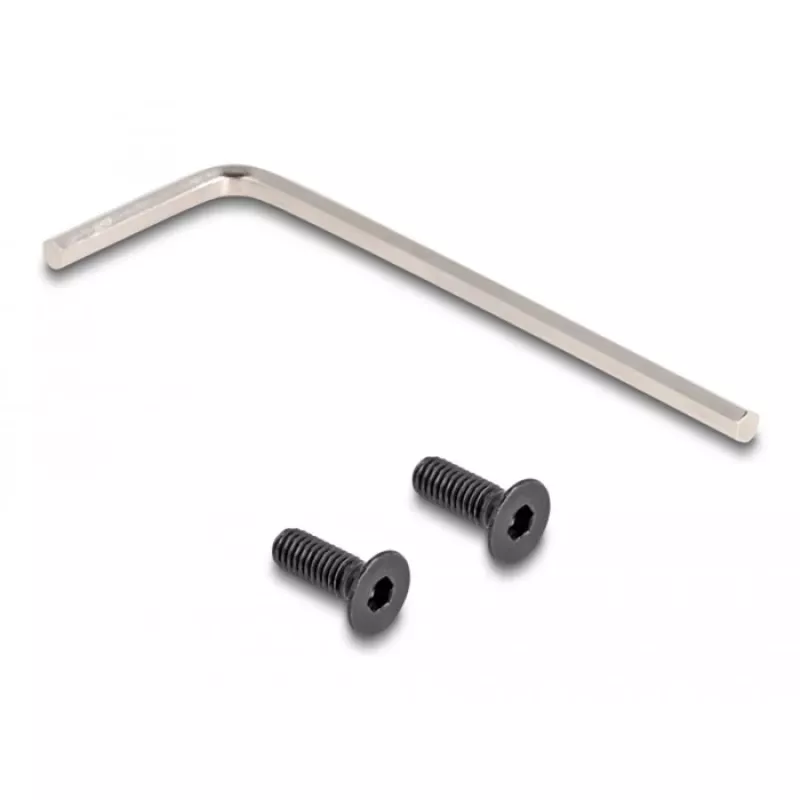 Delock - Holder for Headphones - adjustable, for Desk Mount, Aluminium - Black (18449)