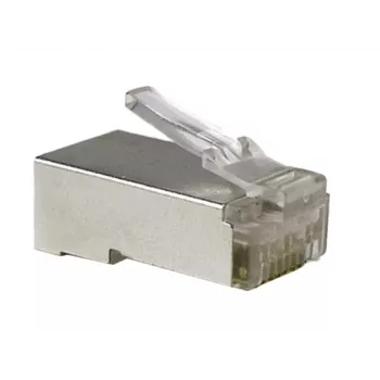 RJ45 wire connector A-LAN WT003, aluminium colour, 2 g, for network cable terminations