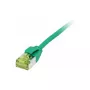 Patch Cable RJ45, CAT6A 500Mhz, 0,15m, Green, U/FTP, slimline Round d=3,8mm, TPE/LSZH(Superflex), AWG32, with Cat.7 Raw Cable, Synergy 21 (S217350V3)