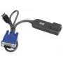 Hewlett-Packard HP USB Interface adapter - Video- / USB-Expansion - for HP TFT7600 G2, BLc3000 Enclosure, ProLiant DL360p Gen8, ML350e Gen8, Server Console Switch (AF628A)