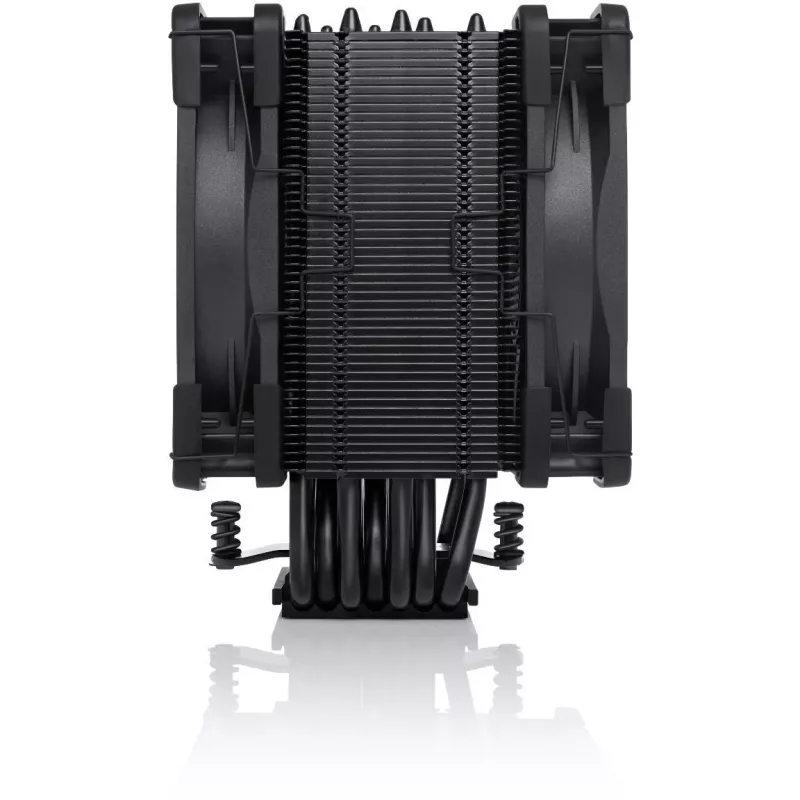 Air cooler Noctua NH-U12A CHROMAX.BLACK – 120 mm dual-fan, 158 mm height, compatible with LGA 1200, 2000 RPM max