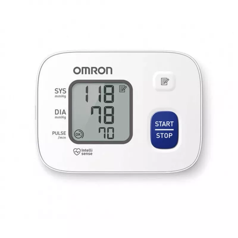 Omron RS2 HEM-6161-E wrist blood pressure monitor