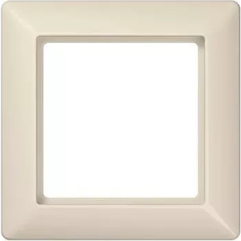 Switch cover frame Jung AS 581 ivory, duroplast, 1-gang, 80.5 x 80.5 mm