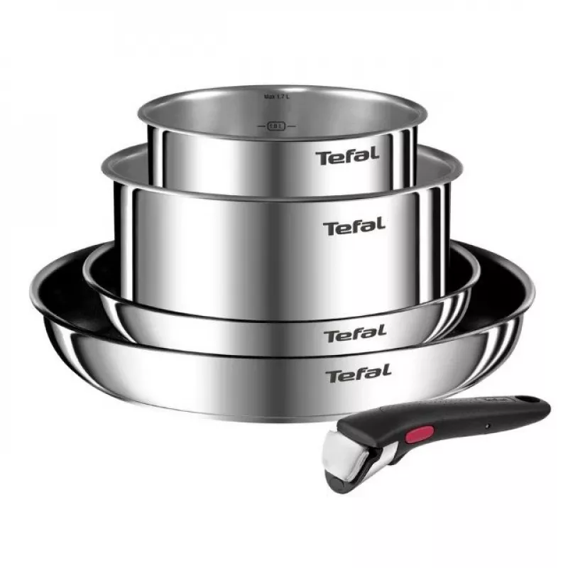 Frying pan set Tefal Ingenio Emotion L897S574, induction, removable handle, 16/20/22/28 cm